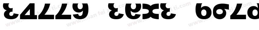 Tally Text Bold 1字体转换